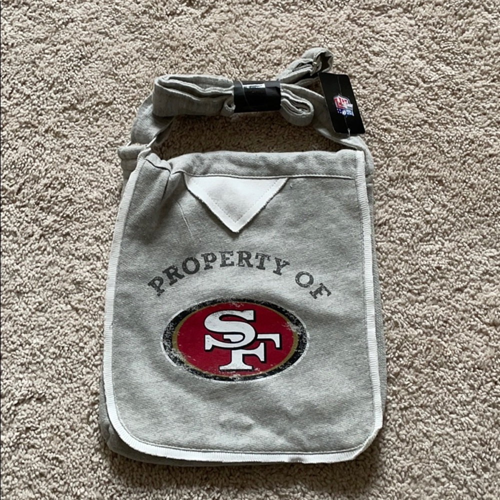 49ers hoodie crossbody bag